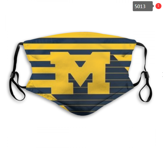NCAA Michigan Wolverines #2 Dust mask with filter
